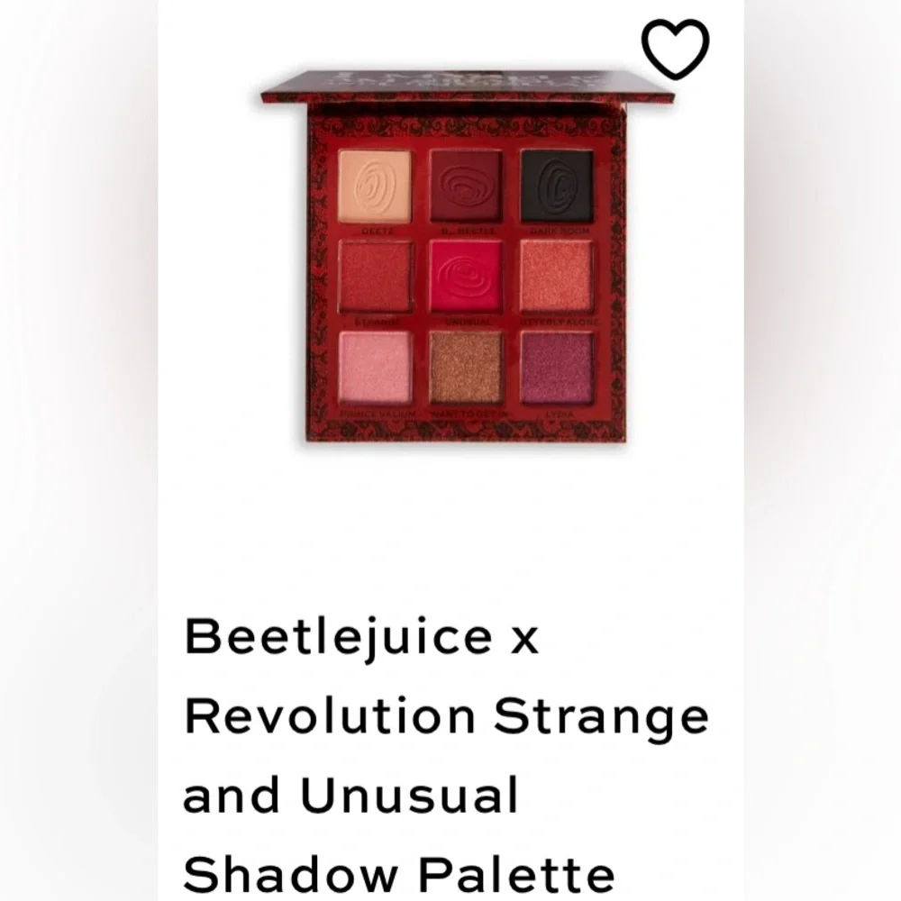 Limited Edition: Beetlejuice x Revolution Strange and Unusual Eyeshadow Palette